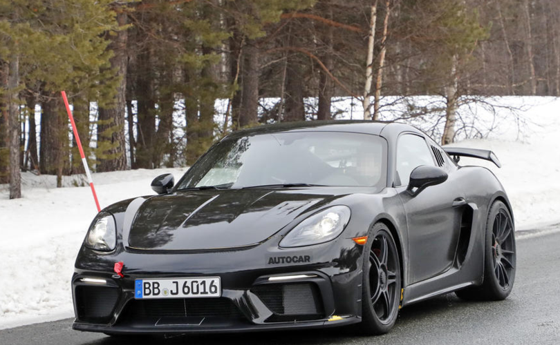 保时捷718 cayman gt4 rs谍照曝光,能否追赶大哥911?
