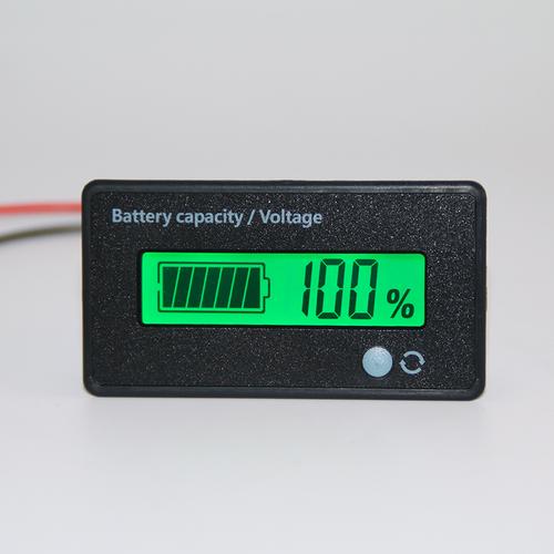 12v24v36v48v60v72v84v铅酸电瓶蓄电池锂电液晶百分比电量显示器