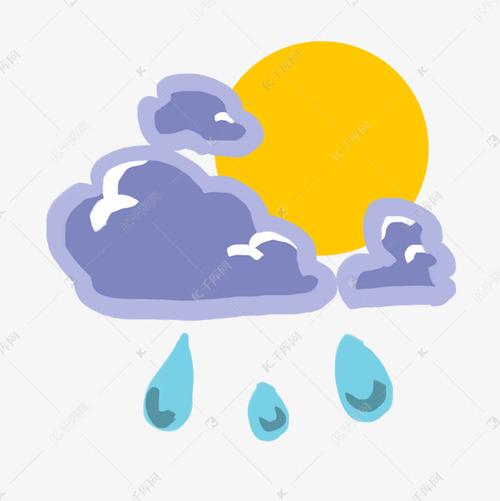 阵雨天气图标