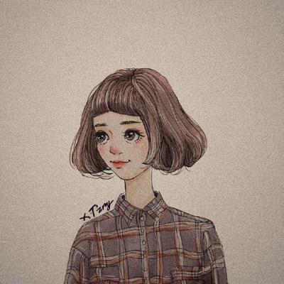 好看文艺范的手绘女生头像用铅笔来描绘你的温柔