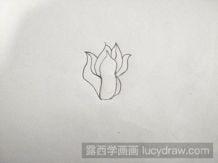 儿童画玉兰花怎么画