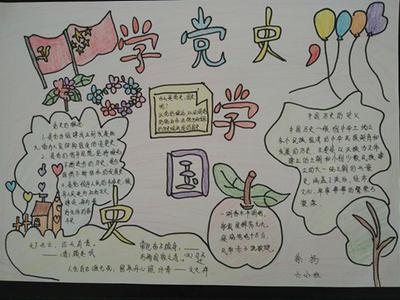 关于家的历史手抄报 党的历史手抄报
