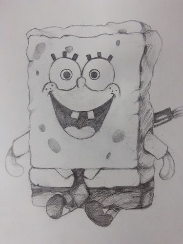 我喜欢的海绵宝宝,最喜欢它无邪的笑容了,哈哈