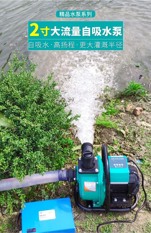 充电浇菜水泵高扬程2寸水泵管子软管抽水机农用灌溉48v大流量水泵