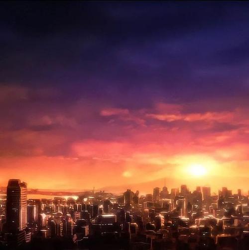 ins风格动漫背景图