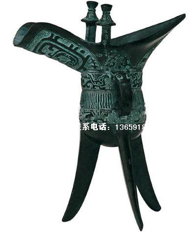 仿古工艺品摆件父辛爵湖南青铜器定制供应