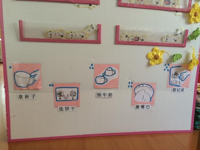 们每天复读机般的指令,幼儿在舒缓的音乐伴随中品尝可口的饼干和牛奶