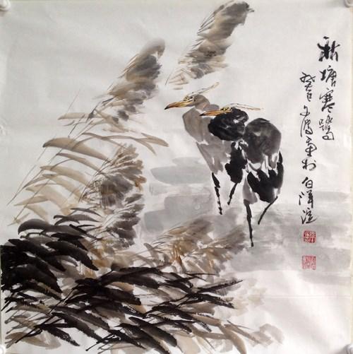 国画花鸟百图704鹭鸶05