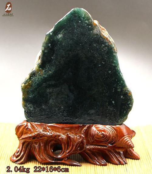 矿物晶体奇石宝玉石绿碧玉天然南非绿玉髓原石摆件送礼收藏01(大图