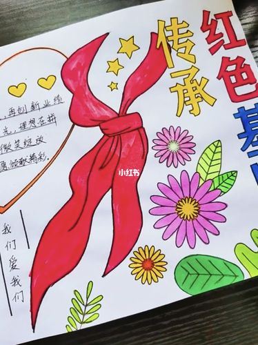 传承红色基因_绘画_童心向党绘画_文化_绘画
