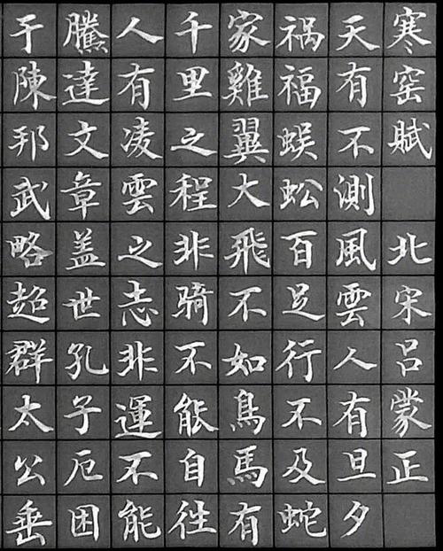 北宋状元名相吕蒙—千古奇文《寒窑赋》楷书欣赏,好文