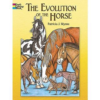 the evolution of the horse (dover nature coloring book) [isbn