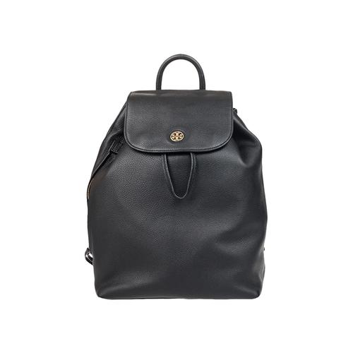 tory burch 女包_tory burch tb女包新款抽绳磁扣开合翻盖双肩背包桶