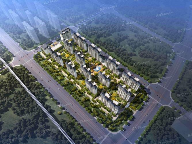 建业·龙城东望项目规划建设1558户.容积率2.37.