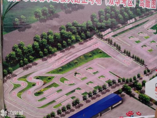 成都双流双华路路正考场科目二效果示意图