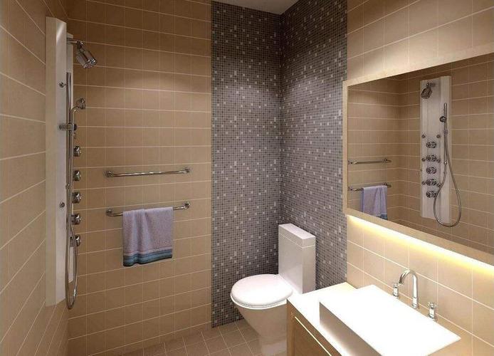 小户型现代简约卫生间装修实景图片欣赏-3平米小户型卫生间装修效果图