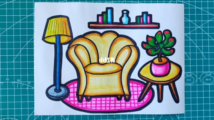 儿童画房间一角绘画教程_儿童画_绘画教程_儿童创意画