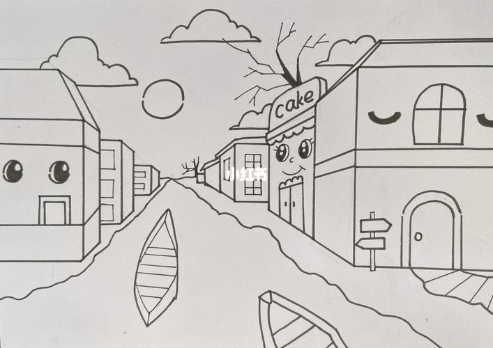 水城威尼斯儿童画简笔画建筑儿创手绘马克笔_儿童画_建筑_简笔画_手绘