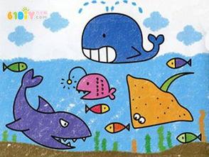 如何画海洋世界简笔画