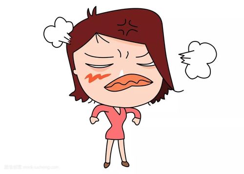生气卡通图片(9张)(2)_卡通图片_表白图片网