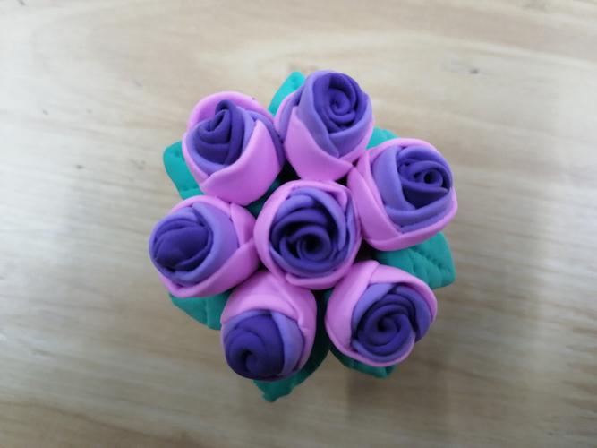 童趣彩泥之玫瑰花盆栽