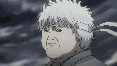 银魂gif二次元gif动漫gif静静的看着你gif