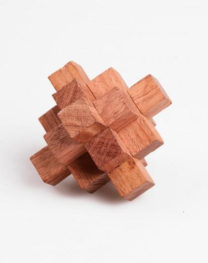 草花梨九根鲁班锁