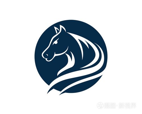 马logo模板矢量