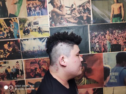 黑人烫afro