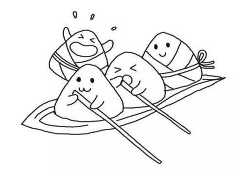 简笔画简笔画粽子手抄报 手抄报图片大全集