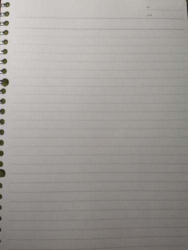 叶**d:本身在本子里的活页纸好像不单卖,是行间隔很小的横线本,图片里