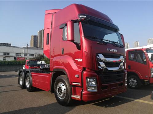 上海国际车展上,取名为"giga巨咖"的庆铃五十铃重卡终于要与世人见面