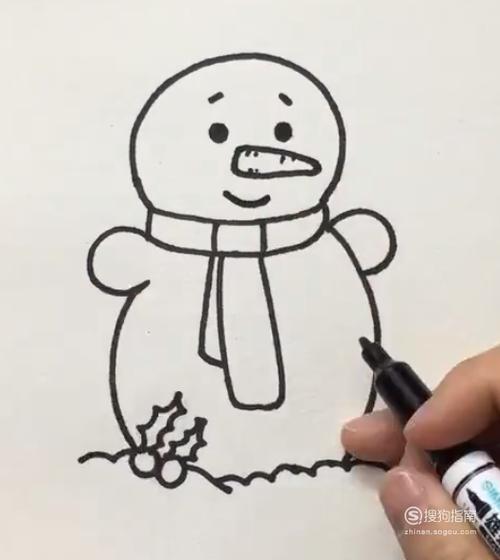 怎样画儿童简笔画下雪了划重点了
