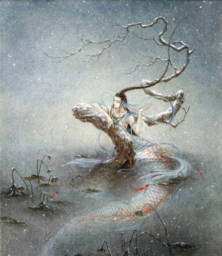 鲛人的传说:古人言之凿凿,宋朝以后却不再出现了_南海