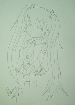 入门简笔画动漫人物