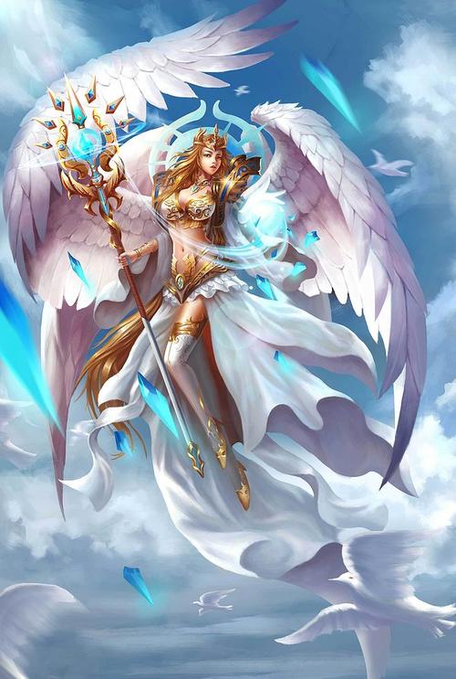 光明天使|插画|游戏原画|峰l君 - 原创作品 - 站酷