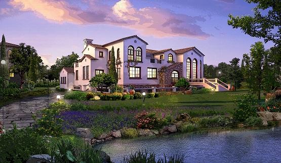  p>北京棕榈滩别墅位于顺义区天竺镇薛大人庄村南. /p>