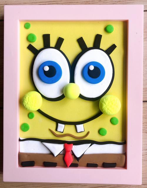 莫梵画室手工粘土浮雕画作品