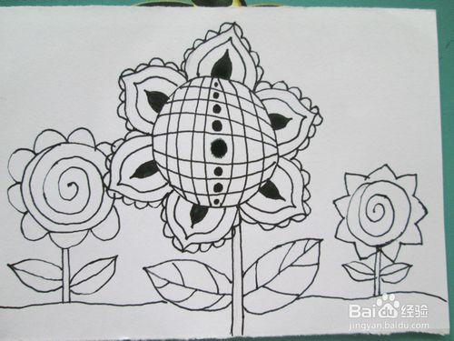 画的风的画简笔画集