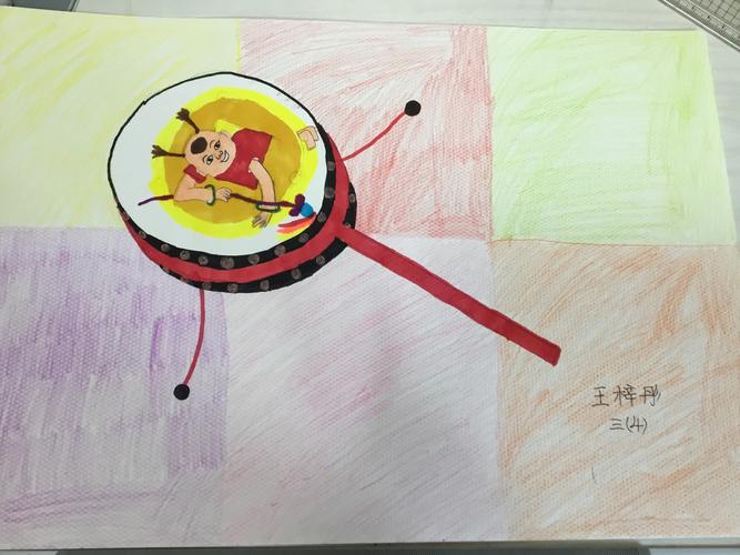 三年级《画民间玩具》优秀作品分享