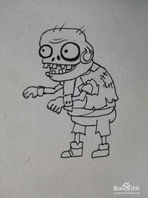 小鬼僵尸怎么画