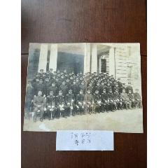  strong>伪满洲国首都(新京)警察厅大型合影 /strong>_老照片