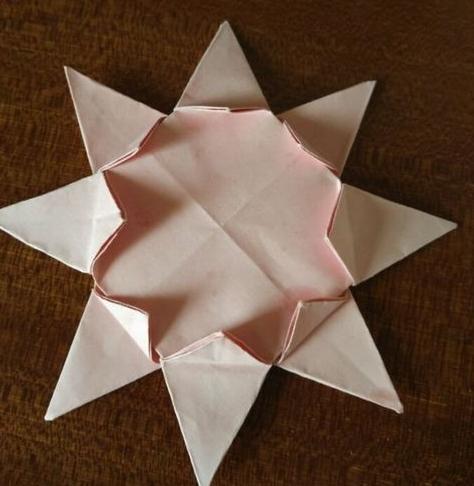 手工自制折纸立体蛋糕图解法