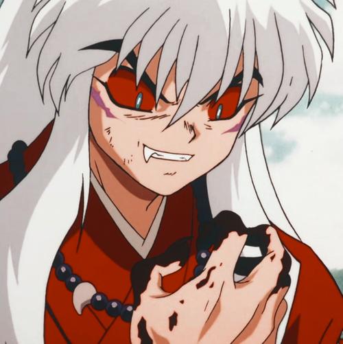 「第35期」动漫男头:妖化的犬夜叉无水印男生头像