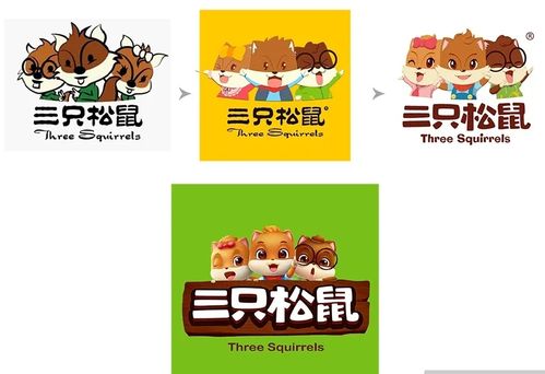 三只松鼠变成3d鼠?新logo设计立体感十足!