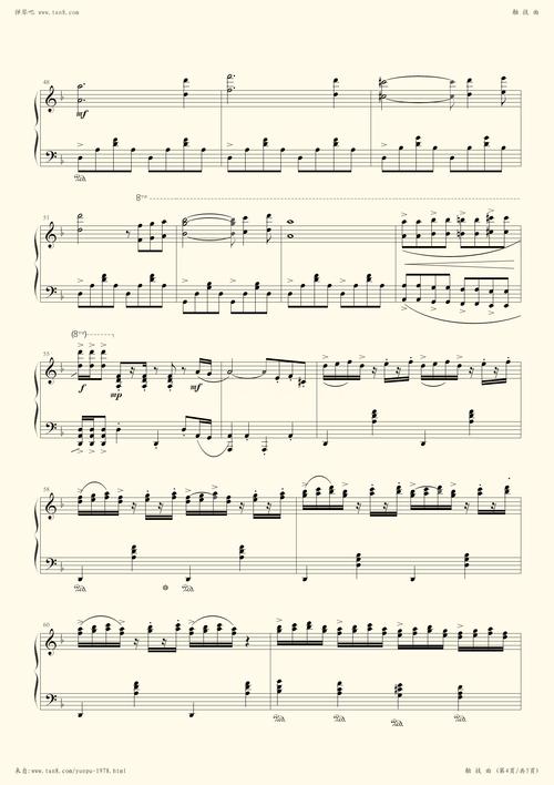 钢琴谱:触技曲
