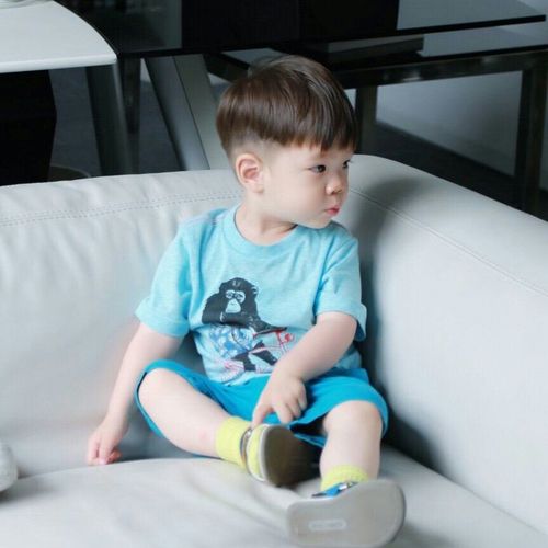 嗯哼大王 爸爸回来了 萌娃 头像 萌萌哒(○" 3′○)