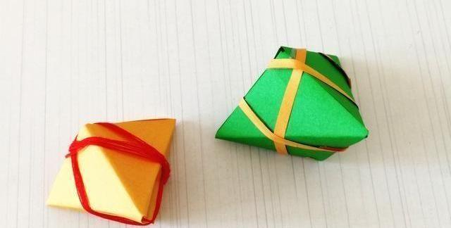 端午节幼儿园手工,用卡纸做粽子,简单易学,有教程