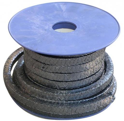 =耐高温石墨盘根)高温高压石墨盘根除少数强氧化性介质外的密封热水