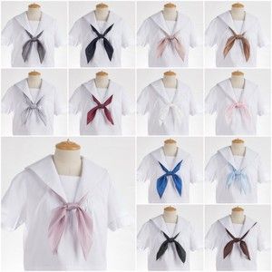 jk制服配饰 多色入三角 span class=h>领巾 /span> 金鱼草领结 水手服